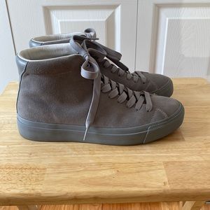 RAG & BONE Gray Suede Hightops